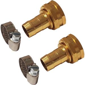 image:imageChapin 69470 Female Garden Hose Repair Connector with Clamps Hose Mender Fittings Set of 4Female2pack