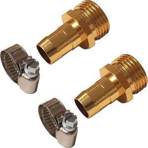 image:imageChapin 69470 Female Garden Hose Repair Connector with Clamps Hose Mender Fittings Set of 4Male2pack