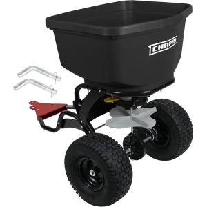 image:imageChapin 8622B Tow amp Pull Behind Broadcast Spreader 22 cu ft Capacity AutoStop Dual Impeller Enclosed Bearings Tough Terrain Use for Seed amp Fertilizer HeavyDuty FarmATVUTV