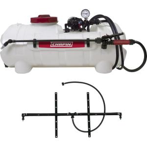 image:imageChapin 97214 Made in The USA 25Gallon 25GPM12V EZ Mount Deluxe MultiPurpose ATVUTV Tank Sprayer for Lawn amp Garden Farm amp Acreage Fertilizers Weed Control with 2Nozzle Spray Boom Attachment15Gallon