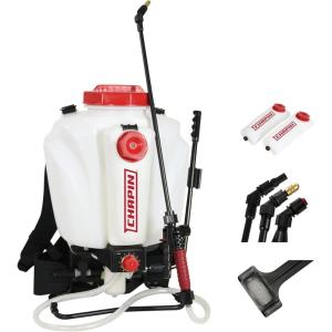 image:imageChapin International 63950 4Gallon Mixes on Exit Professional Backpack Sprayer Separate Water and Chemical Tanks 4Gallon Translucent White