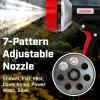 image:imageChapin 4605 7Pattern Garden Hose Spray Nozzle with Front Trigger Grip Threaded Connection Fits Standard Garden Hose for Gardening Landscaping Watering and Outdoor Jobs RedBlackFront Trigger Grip