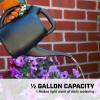 image:imageChapin 47998 Watering Can 2 Gallon Indoor and Outdoor Plants Lawn Garden Removable Nozzle DripFree Sprinkler Head Recycled Plastic Black05 Gallons