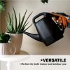 image:imageChapin 47998 Watering Can 2 Gallon Indoor and Outdoor Plants Lawn Garden Removable Nozzle DripFree Sprinkler Head Recycled Plastic Black05 Gallons