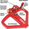image:imageChapin 4980 Platform Impact Sprinkler 360 Degree Automatic With Base for Gardens and Lawns Up to 85ft Coverage Area Yards and Garden Watering Red