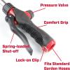 image:imageChapin International 4672 18inch with 8 Pattern Rotatable Nozzle and Adjustable 180degree Spray Head Watering Wand BlackRed18 Inch