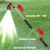 image:imageChapin International 4672 18inch with 8 Pattern Rotatable Nozzle and Adjustable 180degree Spray Head Watering Wand BlackRed3956 inches