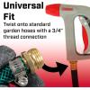 image:imageChapin USA 4693 High Temp Hot Water Pistol Grip Spray Nozzle with Threaded Connection Stream Spray for Cleaning Washing Cars Watering and Outdoor Jobs RedBlackFront Grip