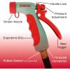 image:imageChapin USA 4693 High Temp Hot Water Pistol Grip Spray Nozzle with Threaded Connection Stream Spray for Cleaning Washing Cars Watering and Outdoor Jobs RedBlackPistol Grip