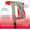 image:imageChapin USA 4693 High Temp Hot Water Pistol Grip Spray Nozzle with Threaded Connection Stream Spray for Cleaning Washing Cars Watering and Outdoor Jobs RedBlackFront Grip