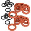 image:imageChapin 69460 24 Pieces Replacement Garden Hose Rubber Washers and ORings Sealing Ring for 38 Inch Quick Connector and Standard Garden Hose24pcs