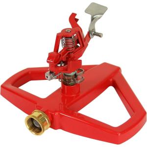 image:imageChapin 4980 Platform Impact Sprinkler 360 Degree Automatic With Base for Gardens and Lawns Up to 85ft Coverage Area Yards and Garden Watering Red