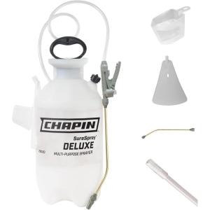 image:imageChapin International 26010 1Gallon Deluxe SureSpray Tank Sprayer for Fertilizer Herbicides and Pesticides Translucent Poly Tank2 Gallon