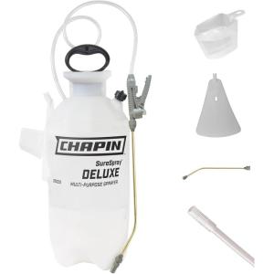 image:imageChapin International 26010 1Gallon Deluxe SureSpray Tank Sprayer for Fertilizer Herbicides and Pesticides Translucent Poly Tank3Gallon