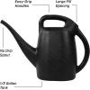 image:imageChapin 48010 Watering Can 2 Gallon Indoor and Outdoor Plants Lawn Garden Removable Nozzle DripFree Sprinkler Head Recycled Plastic Blue05 Gallons  Black