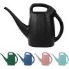 image:imageChapin 48010 Watering Can 2 Gallon Indoor and Outdoor Plants Lawn Garden Removable Nozzle DripFree Sprinkler Head Recycled Plastic Blue05 Gallons  Black