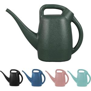 image:imageChapin 48010 Watering Can 2 Gallon Indoor and Outdoor Plants Lawn Garden Removable Nozzle DripFree Sprinkler Head Recycled Plastic Blue05 Gallons  Green