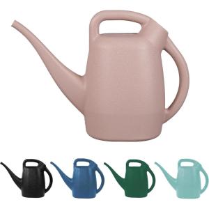 image:imageChapin 48010 Watering Can 2 Gallon Indoor and Outdoor Plants Lawn Garden Removable Nozzle DripFree Sprinkler Head Recycled Plastic Blue05 Gallons  Rose