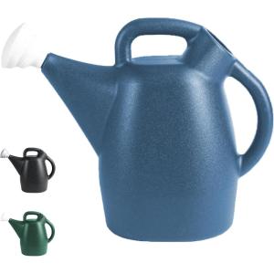 image:imageChapin 48010 Watering Can 2 Gallon Indoor and Outdoor Plants Lawn Garden Removable Nozzle DripFree Sprinkler Head Recycled Plastic Blue2 Gallons  Blue